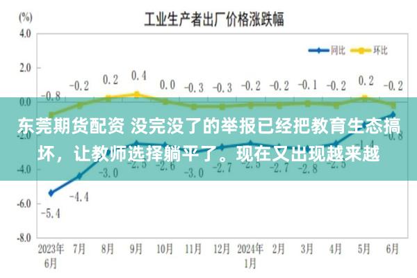 东莞期货配资 没完没了的举报已经把教育生态搞坏，让教师选择躺平了。现在又出现越来越