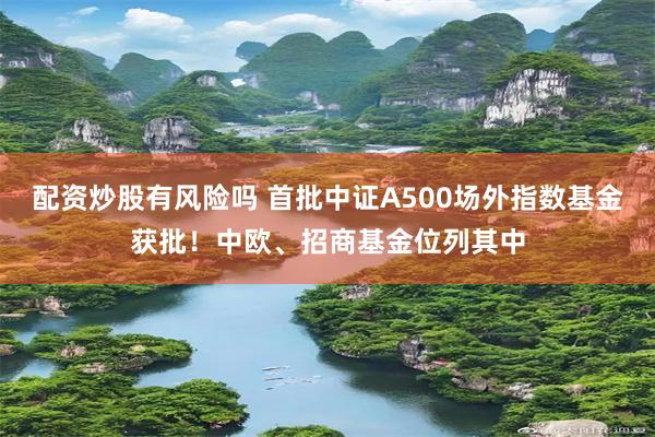 配资炒股有风险吗 首批中证A500场外指数基金获批！中欧、招商基金位列其中